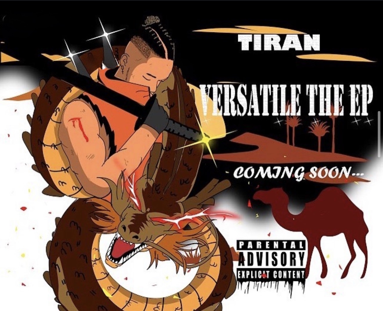 Cover art for TIRAN's Versatile the EP, by Immanuel Obani, working as ROKKU_R