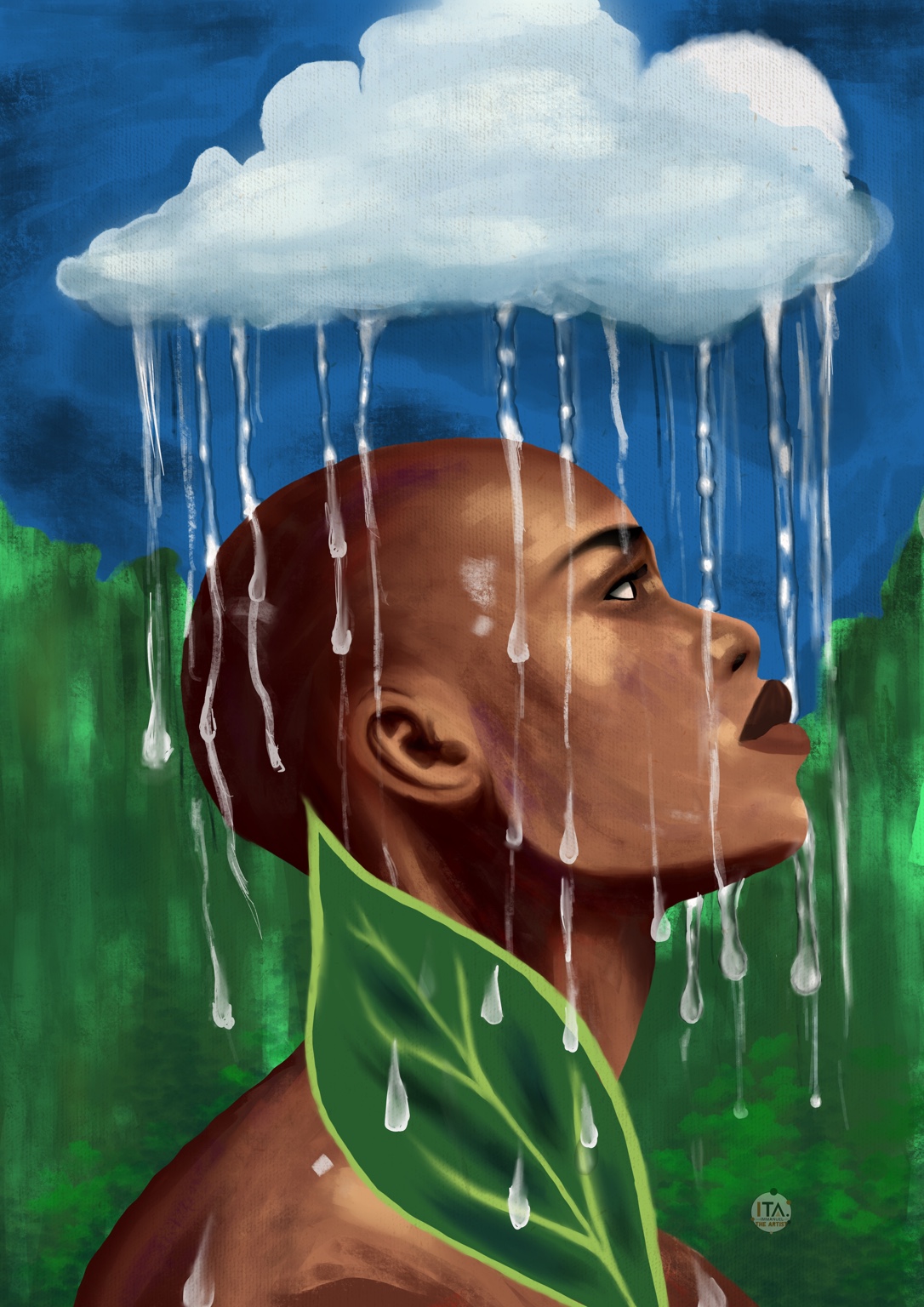 Where the Rain Returns, digital painting by Immanuel Obani